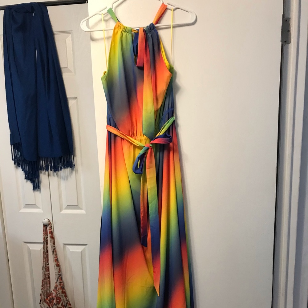 ModCloth Rainbow Maxi